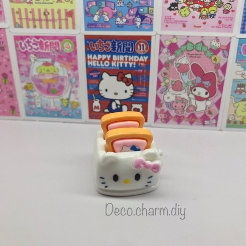 Sanrio Kawaii Hello Kitty Toaster Charm